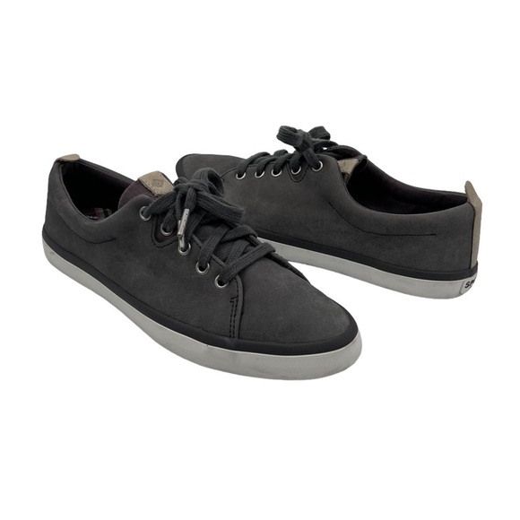 Sperry Topsider Gray Suede Sneakers Size 7 Women's - Picture 1 of 10